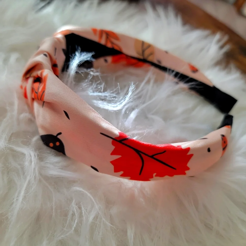 Autumn Leaf Print Headband